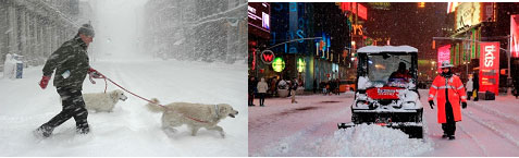 ＮＹ　大雪